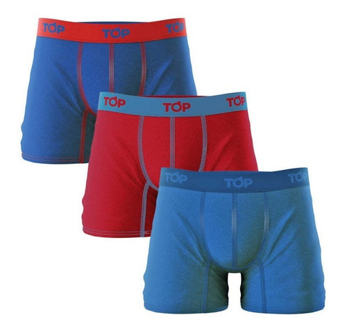 Pack 3 Boxer Hombre Top Microfibra