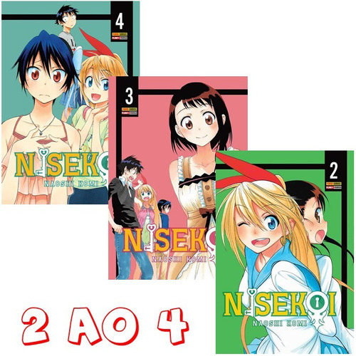 Nisekoi 2 Ao 4! Mangá Panini! Novo E Lacrado! Novíssimos!