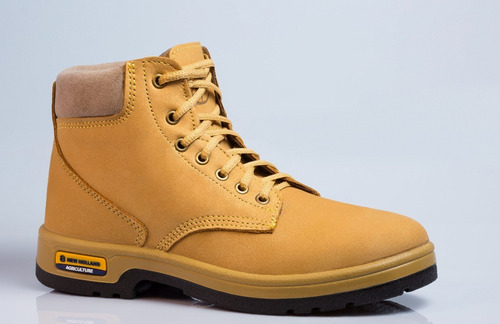 Bota New Holland Amarilla Con Cordones