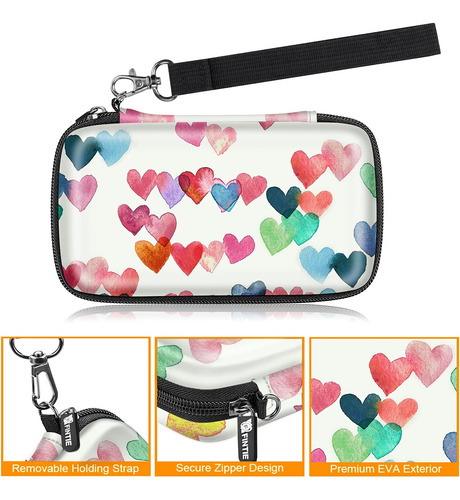 Funda Protectora Para Kodak Step/mini Blanca Corazones