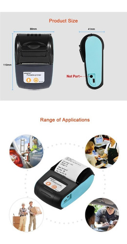 Impresora Bluetooth Inalámbrica Mini 58 Mm Boleta