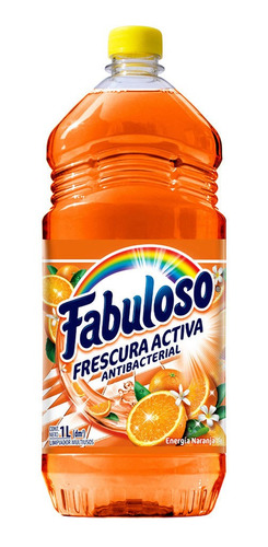 Imagen 2 de 2 de Fabuloso Energía Naranja Limpiador Líquido, 1l