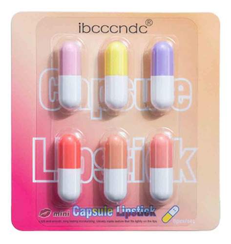 Lápiz Labial M Matte Set Star Candy Mini Capsule Lipstick M