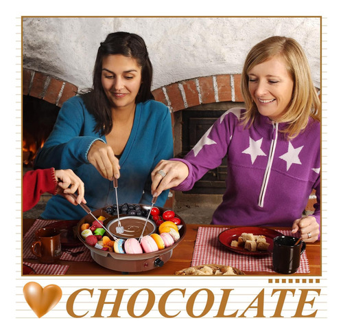 Juego De Olla De Fondue Eléctrica De Lallisa, Kit De Fondue