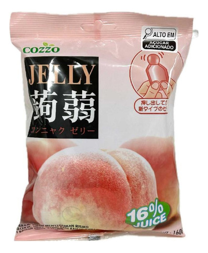 Cozzo Konnyaku Jelly Gelatina Sb Pessego 160g