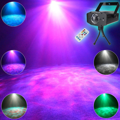 Led Rgbw Colorful Watermark Atmosphere Light Disco Party Dj