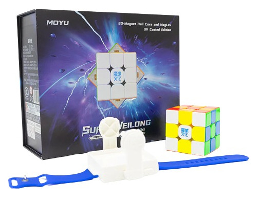 Cubo Velocidad Moyu Super Weilong Ballcore Maglev 20 Imanes 