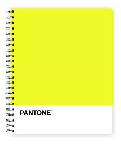 Pack 10 Cuadernos Universitario Pantone Fluor Tapa Dura 7mm