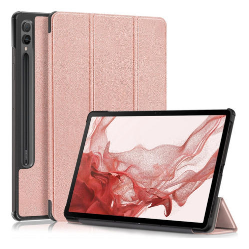 Funda De Tableta Inteligente Rosa Dorada For Galaxy Tab S9+