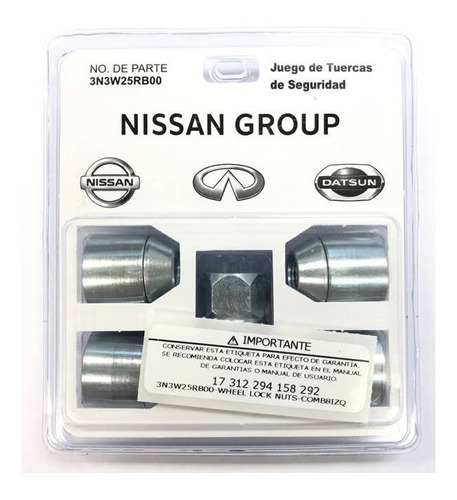 Tuercas De Seguridad Antirrobo Originales Nissan March