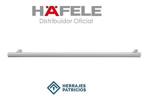Imagen 3 de 5 de Manija Barral Para Cajon 232mm Hafele 101.20.011 Acero Inox.