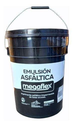 Membrana Mega Flex Emulsión Asfáltica Al Agua X 18lts 