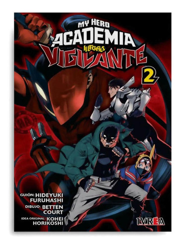 Manga Boku No Hero Academia Vigilantes Ilegales #2 All Might