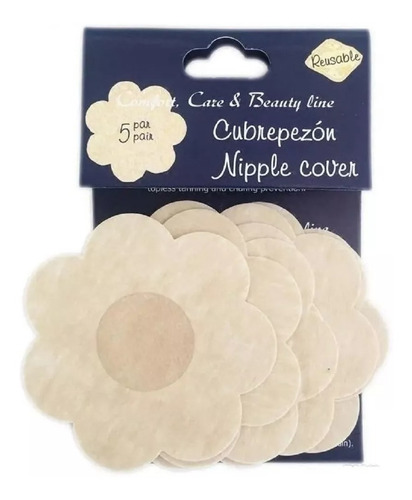 X10 Parches Cubre Pezon Adhesivo Flor Invisible Parche
