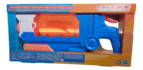 Pistola De Juguete Nerf Flip Fill - Super Spaker Azul