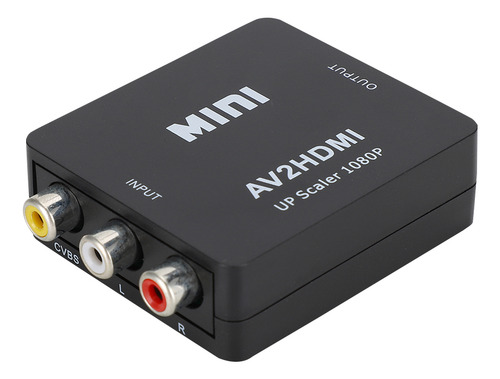 Mini Convertidor Av A 1080p De Vídeo Hd Con Alimentación Usb