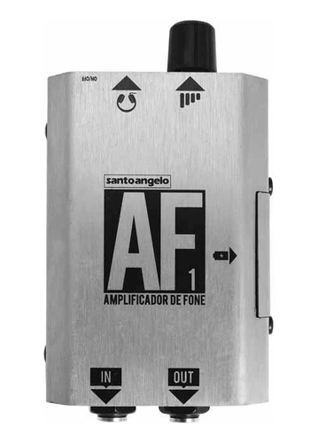 Amplificador Para Fone De Ouvido Af1 Prata - Pc0018