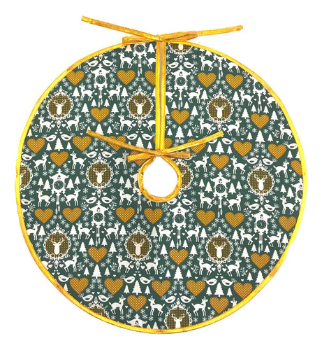 Saia De Árvore De Natal Vitória Christmas 98cm Estampada Cor 13