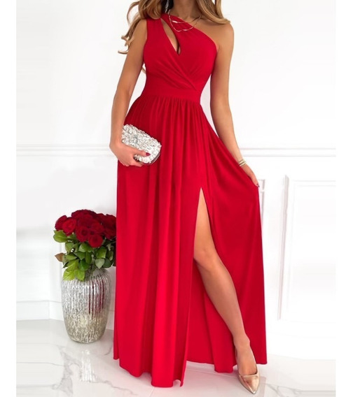 Vestido Rojo Elegante Largo | MercadoLibre 📦 Vestido Rojo Elegante Largo | MercadoLibre 📦