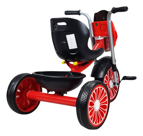 Triciclo Para Niños Diseño Mazinger Con Luz Y Sonido Color Rojo