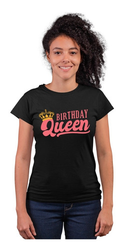 Playera De Cumpleaños- Para Niña Y Mujer- Birthday Queen