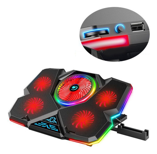 Coolcold 5v Gaming Laptop Cooler,spec: Red 7 Colors