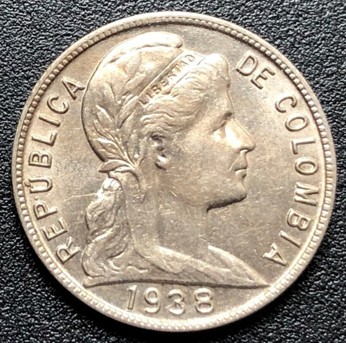 5 Centavos 1938 Filadelfia En Estado Au