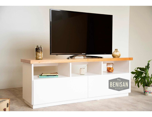 Mesa Mueble De Tv Lcd Plasma Modular Laqueado Living Comedor