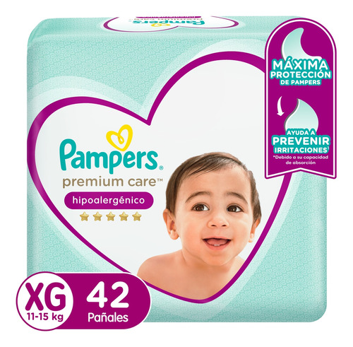 1 Paquete Pañales Pampers Premium Care Todas Las Tallas