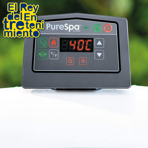 Intex Pure Spa Bañera Hidromasaje Inflable 6 Personas El Rey