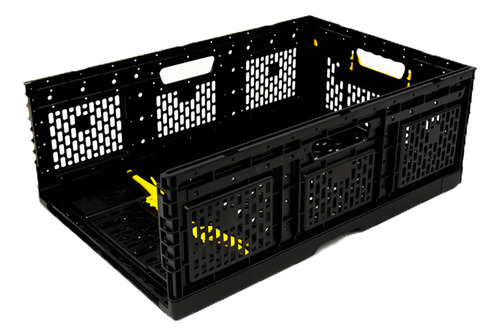 Caja Plegable Multiuso Organizador Almacenamiento 21x60x40cm Color Negro