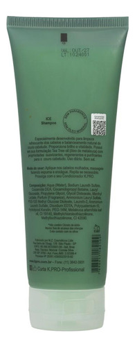 K.pro Profissional Ice Com Tea Tree Oil Shampoo 240ml