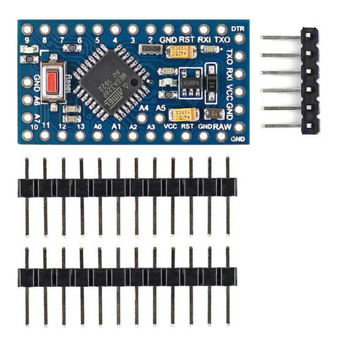 Placa Pro Mini Microcontrolador Atmega328 Compatible Arduino