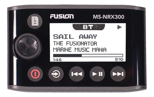 Control Remoto Marino Con Cable Fusion® Ms-nrx300, Con Nmea