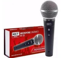 Comprar Microfone Profissional Dinâmico Mxt M-58 + Cabo 3 Metros