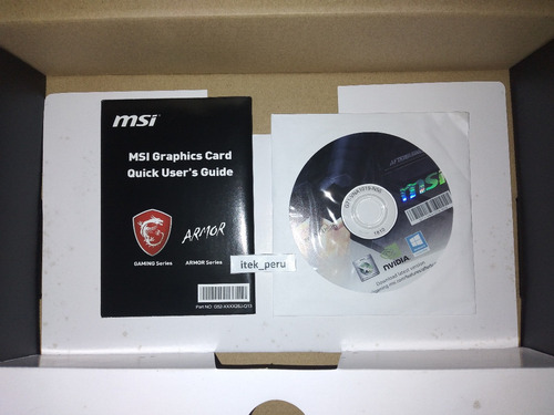 Tarjetas De Video Msi 1050 2gb Ddr5 Df/ Caja / 06m Gar Bol