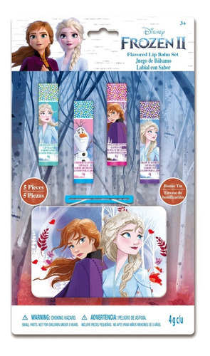 Conjunto De Belleza Frozen Ii Balsamo Labial Con Sabor