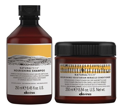 Kit Shampoo Y Acondicionador Nourishing Vegetarian Miracle