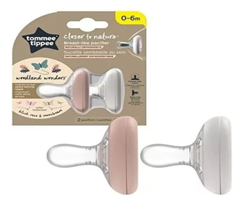 Chupones Tommee Tippee Closer To Nature 2 Pack Chupon Bebe