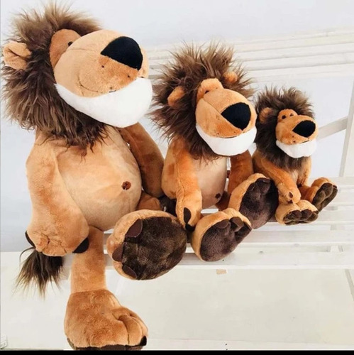 Imagen 5 de 6 de Peluche León Nici Grande Regalo Amor Pareja
