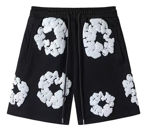 Playera D-tear, Estampado 3d Algodón,flores De Kapok