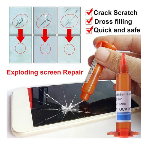 Pegamento Óptico Transparente, Herramienta De Reparación De