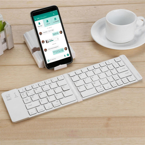 Teclado Bluetooth Inalámbrico Plegable Magnético Portátil Pa
