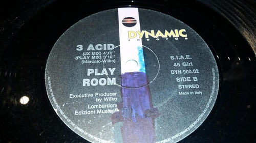 Play Room 3 Acid Vinilo Maxi Italy 1991