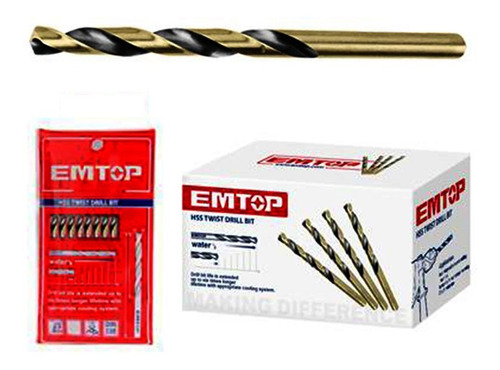 Mecha Acero Rapido Hss 8 Mm Pack 5 Unidades Emtop