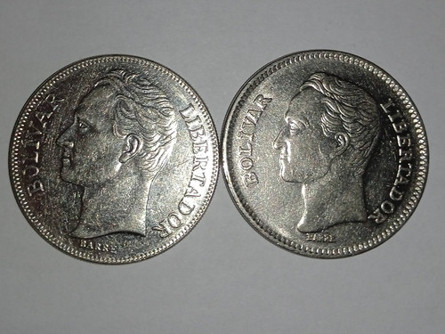 Lote De 10 Monedas De 2 Bs De 1989 1990 