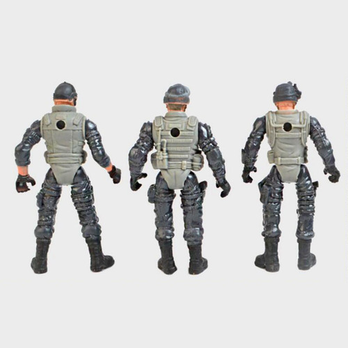 6 Pçs Figuras De Ação Brinquedo, Conjunto E Acessórios