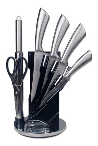 Juego Set Kit De Cuchillos Chef Cocina Acero Inoxidable Clic