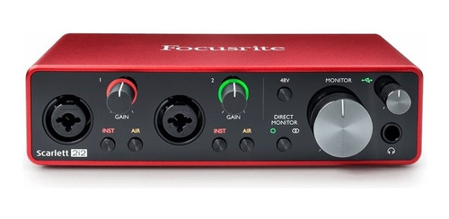 Interface De Audio 3° Geração Scarlett 2i2  - Focusrite