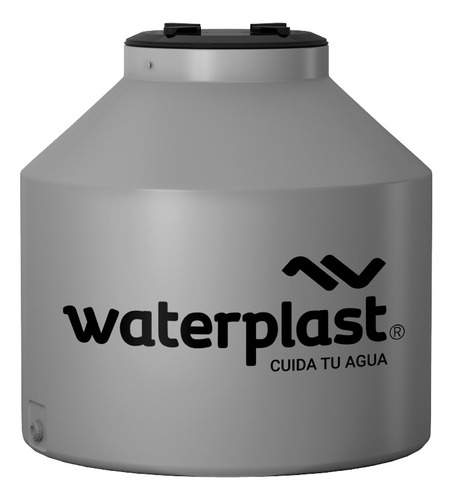 Tanque De Agua Tricapa Vertical Gris 300l Waterplast